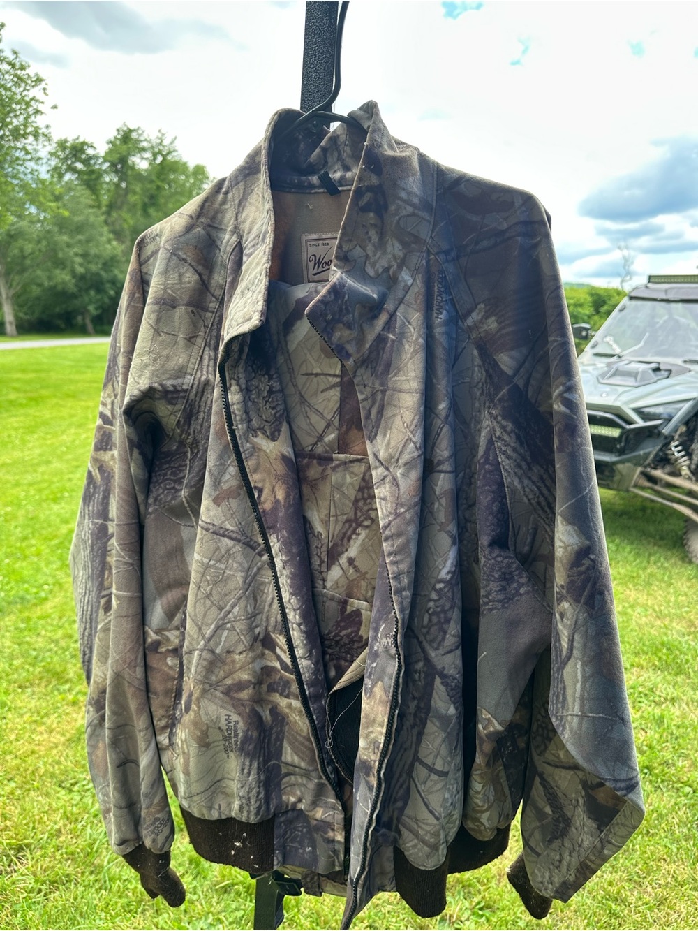 Woolrich Men's Camouflage Field Jacket in Brown and Green
